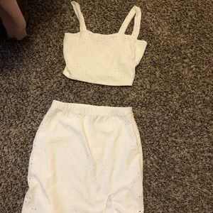Outfit comes together worn top once skirt worn none